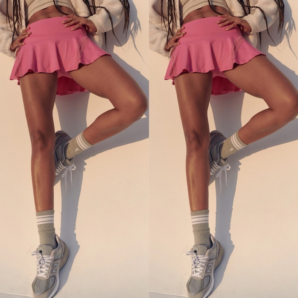 Free People Pink Mini Skirt